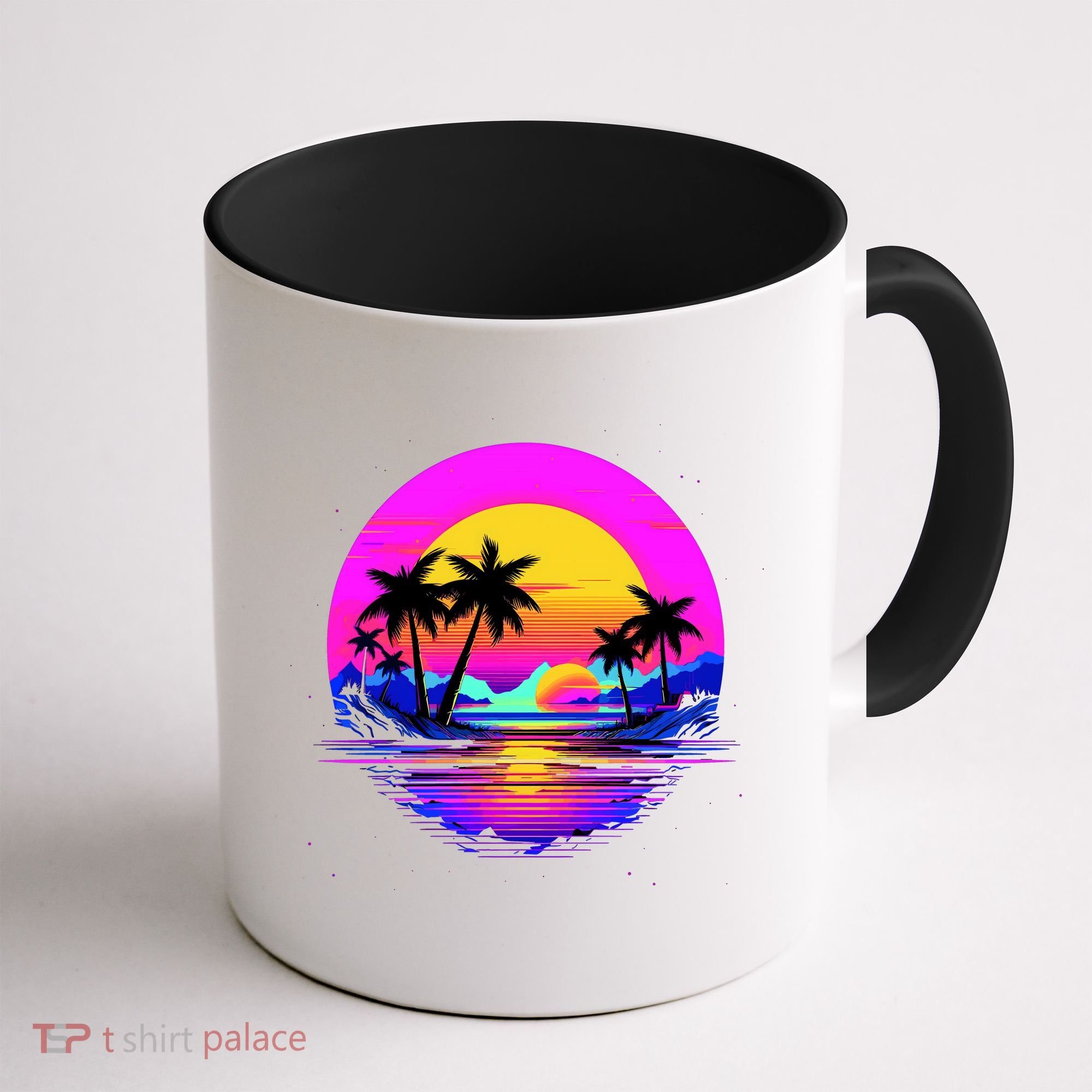 Miami Beach Sun Set Vibrant Coffee Mug