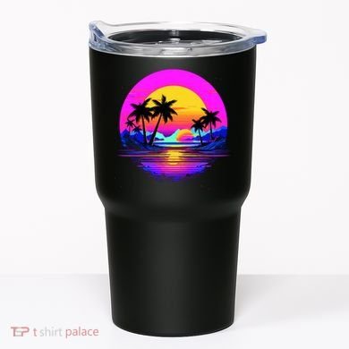 Miami Beach Sun Set Vibrant Tumbler