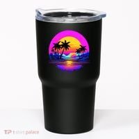 Miami Beach Sun Set Vibrant Tumbler thumb 0