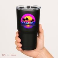 Miami Beach Sun Set Vibrant Tumbler thumb 2