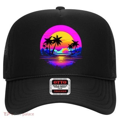 Miami Beach Sun Set Vibrant Hat
