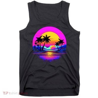 Miami Beach Sun Set Vibrant Tank Top