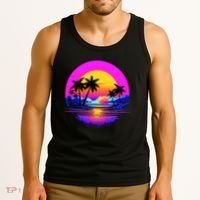 Miami Beach Sun Set Vibrant Tank Top thumb 3