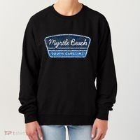 Myrtle Beach South Carolina Retro Throwback Souvenir Women's Sweatshirt thumb 0
