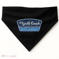 Myrtle Beach South Carolina Retro Throwback Souvenir USA-Made Doggie Bandana thumb 0