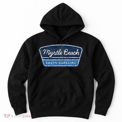 Myrtle Beach South Carolina Retro Throwback Souvenir Hoodie