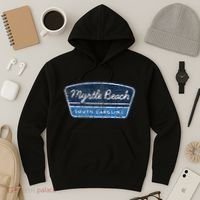 Myrtle Beach South Carolina Retro Throwback Souvenir Hoodie thumb 3
