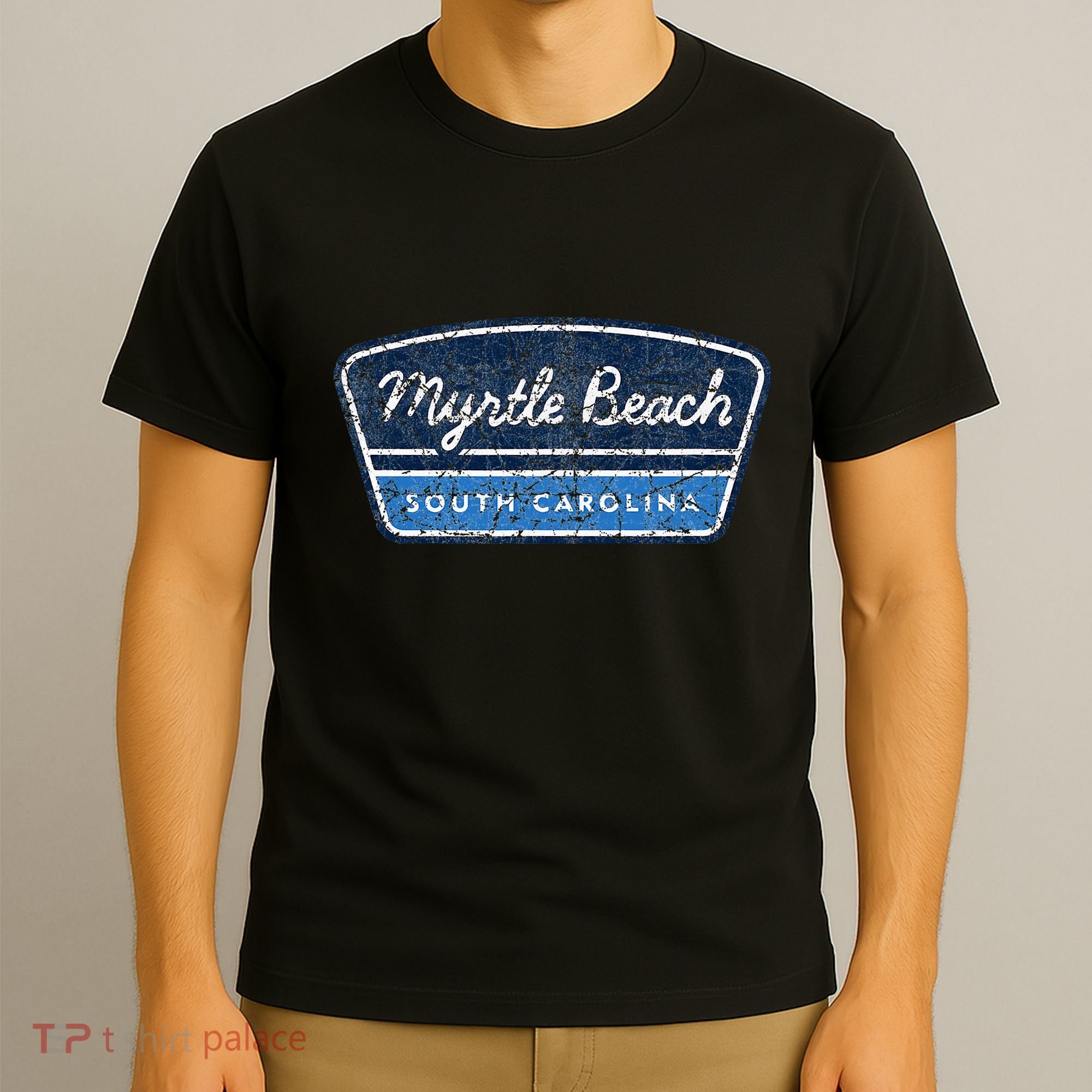 Myrtle Beach South Carolina Retro Throwback Souvenir T-Shirt