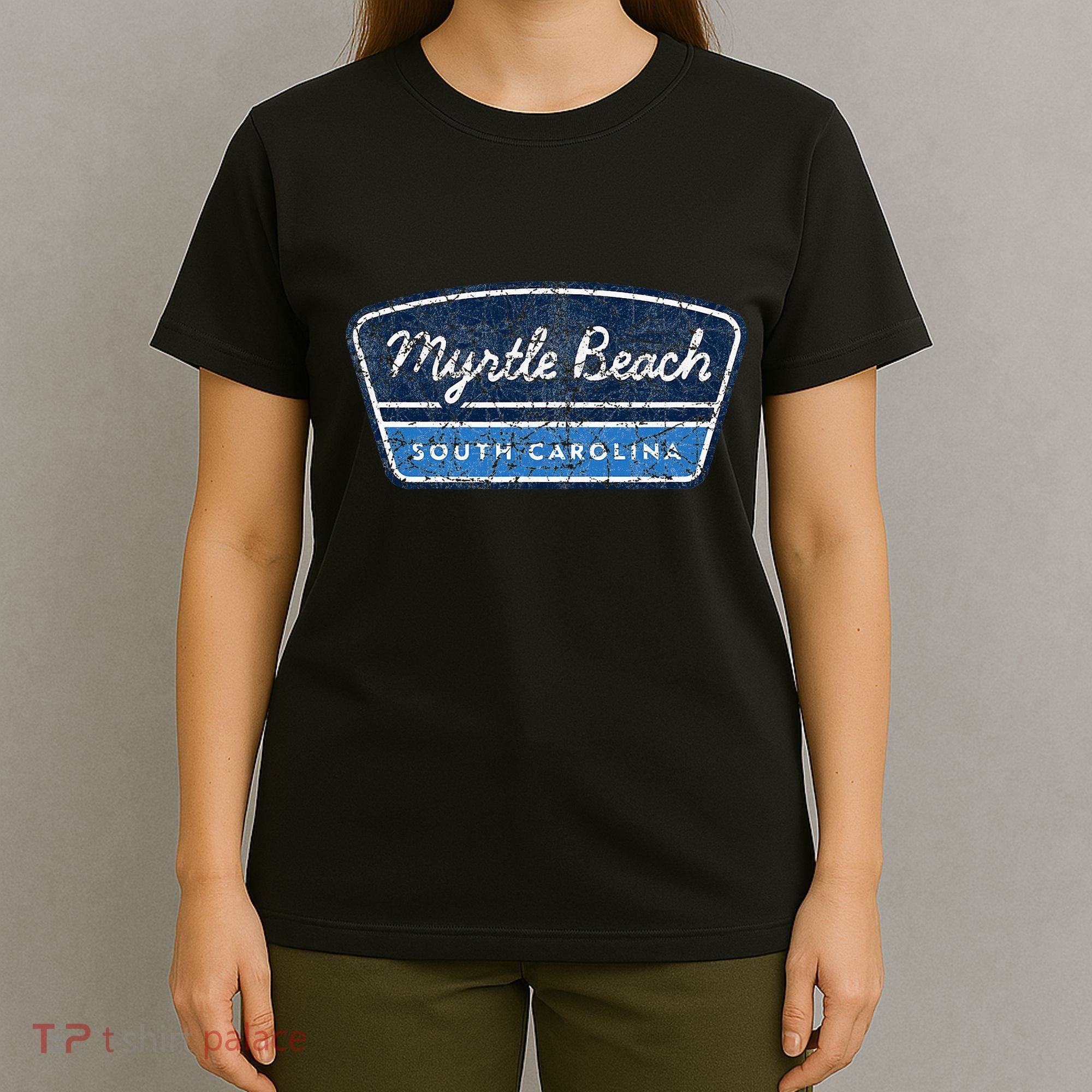 Myrtle Beach South Carolina Retro Throwback Souvenir T-Shirt