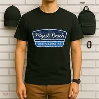 Myrtle Beach South Carolina Retro Throwback Souvenir T-Shirt thumb 6