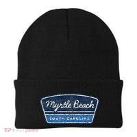 Myrtle Beach South Carolina Retro Throwback Souvenir Beanie thumb 0