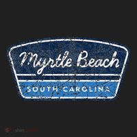 Myrtle Beach South Carolina Retro Throwback Souvenir Beanie thumb 2