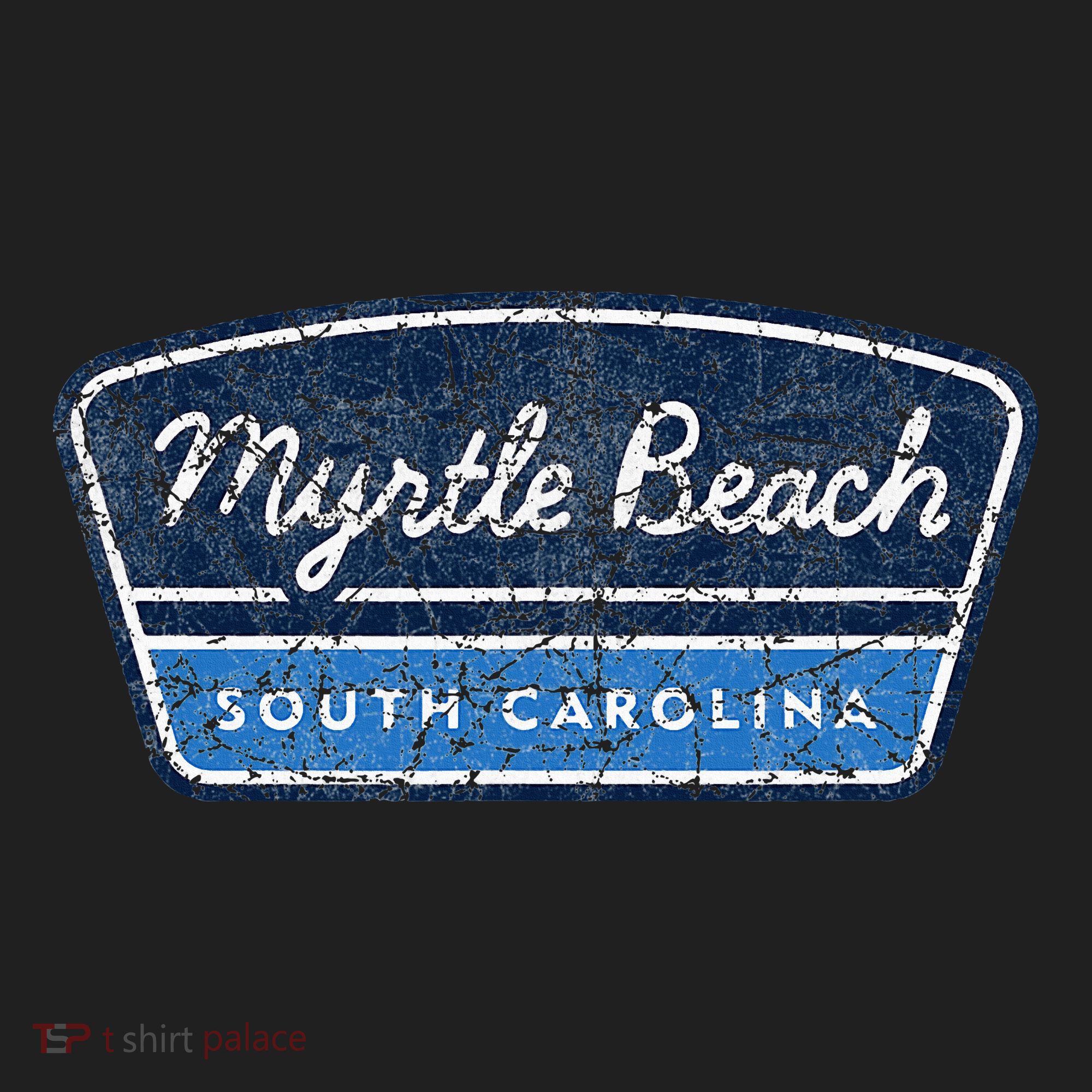 Myrtle Beach South Carolina Retro Throwback Souvenir Beanie