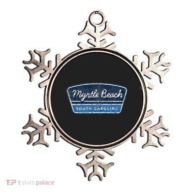 Myrtle Beach South Carolina Retro Throwback Souvenir Ornament