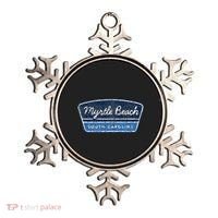 Myrtle Beach South Carolina Retro Throwback Souvenir Ornament thumb 0