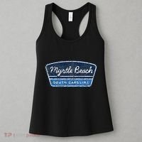 Myrtle Beach South Carolina Retro Throwback Souvenir Women's Tank Top thumb 3