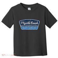 Myrtle Beach South Carolina Retro Throwback Souvenir Toddler T-Shirt thumb 0