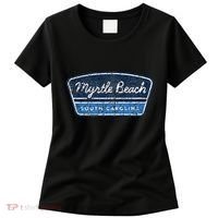 Myrtle Beach South Carolina Retro Throwback Souvenir Women's T-Shirt thumb 0