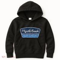 Myrtle Beach South Carolina Retro Throwback Souvenir Kids Hoodie thumb 0