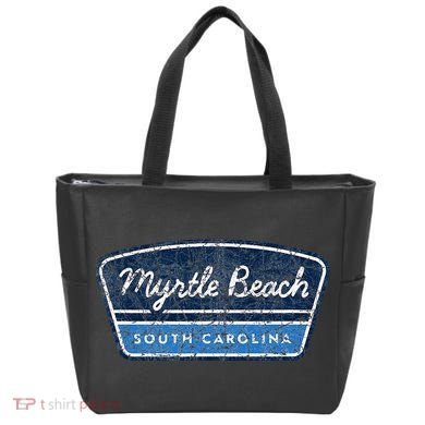 Myrtle Beach South Carolina Retro Throwback Souvenir Tote Bag