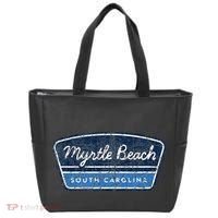 Myrtle Beach South Carolina Retro Throwback Souvenir Tote Bag thumb 0
