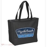 Myrtle Beach South Carolina Retro Throwback Souvenir Tote Bag thumb 2