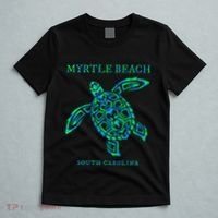 Myrtle Beach South Carolina Sea Turtle Colorful Souvenir T-Shirt thumb 5