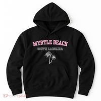 Myrtle Beach South Carolina Souvenir Palm Tree Holiday Hoodie thumb 0