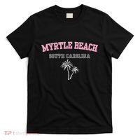 Myrtle Beach South Carolina Souvenir Palm Tree Holiday T-Shirt thumb 0