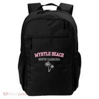 Myrtle Beach South Carolina Souvenir Palm Tree Holiday Backpack thumb 0