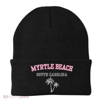 Myrtle Beach South Carolina Souvenir Palm Tree Holiday Beanie