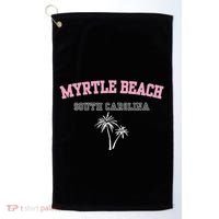 Myrtle Beach South Carolina Souvenir Palm Tree Holiday Golf Towel thumb 0