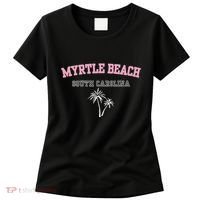 Myrtle Beach South Carolina Souvenir Palm Tree Holiday Women's T-Shirt thumb 0
