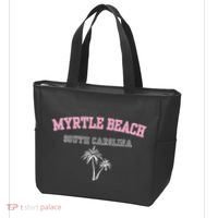 Myrtle Beach South Carolina Souvenir Palm Tree Holiday Tote Bag thumb 3