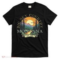 Montana Big Sky Country Mountains Vintage T-Shirt thumb 0