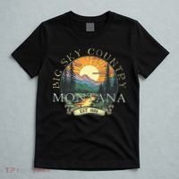 Montana Big Sky Country Mountains Vintage T-Shirt thumb 5