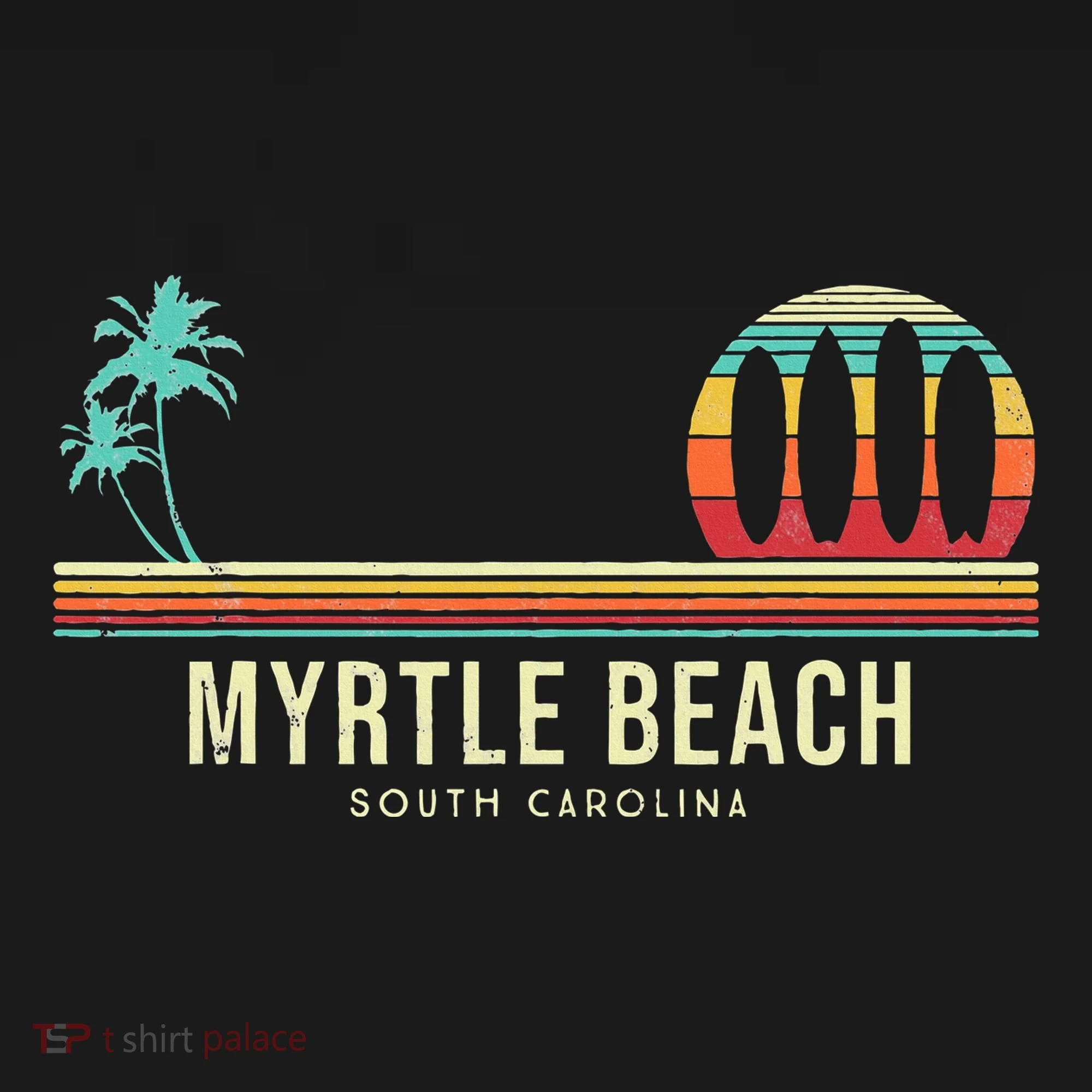 Myrtle Beach Summer Surf Doggie Tank