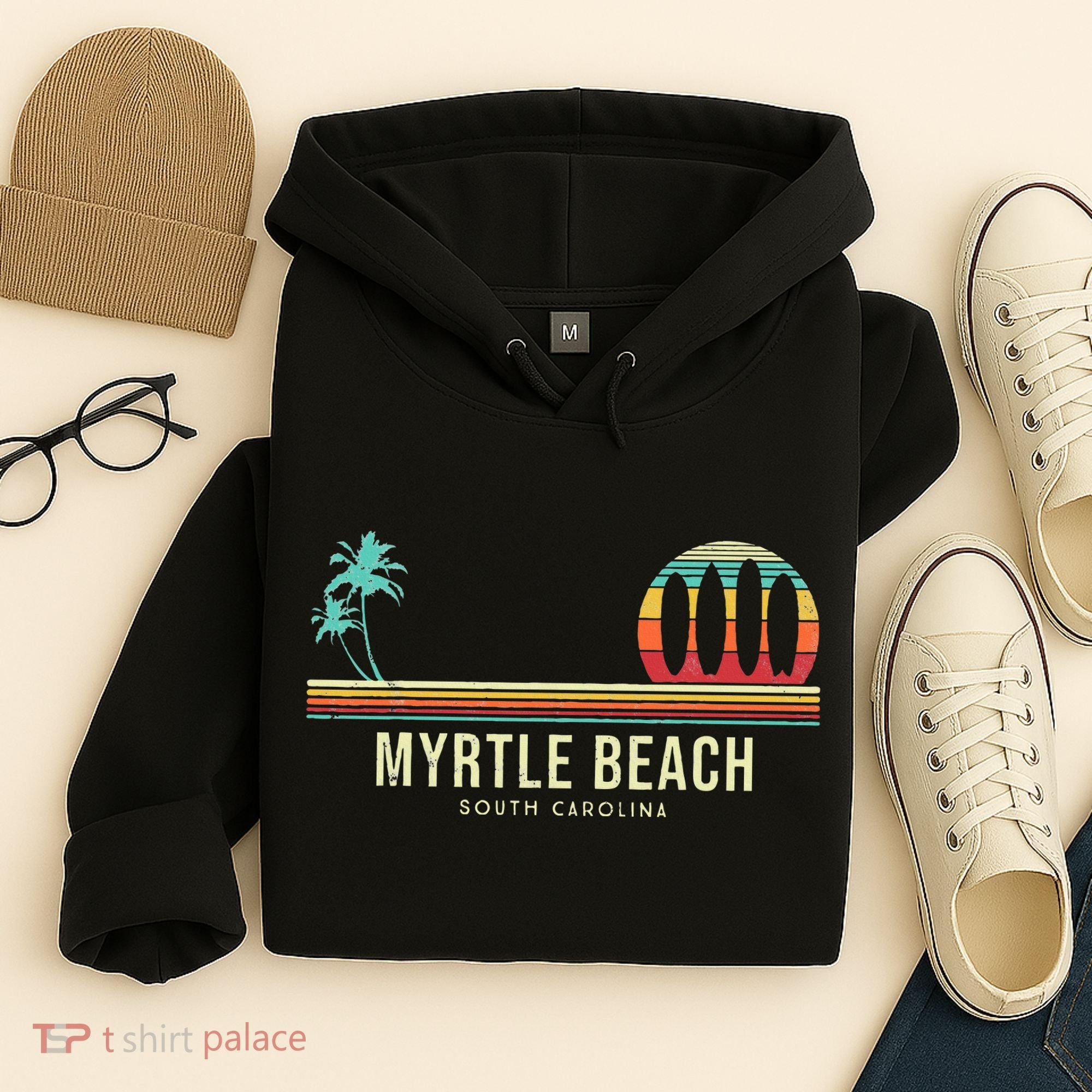 Myrtle Beach Summer Surf Hoodie