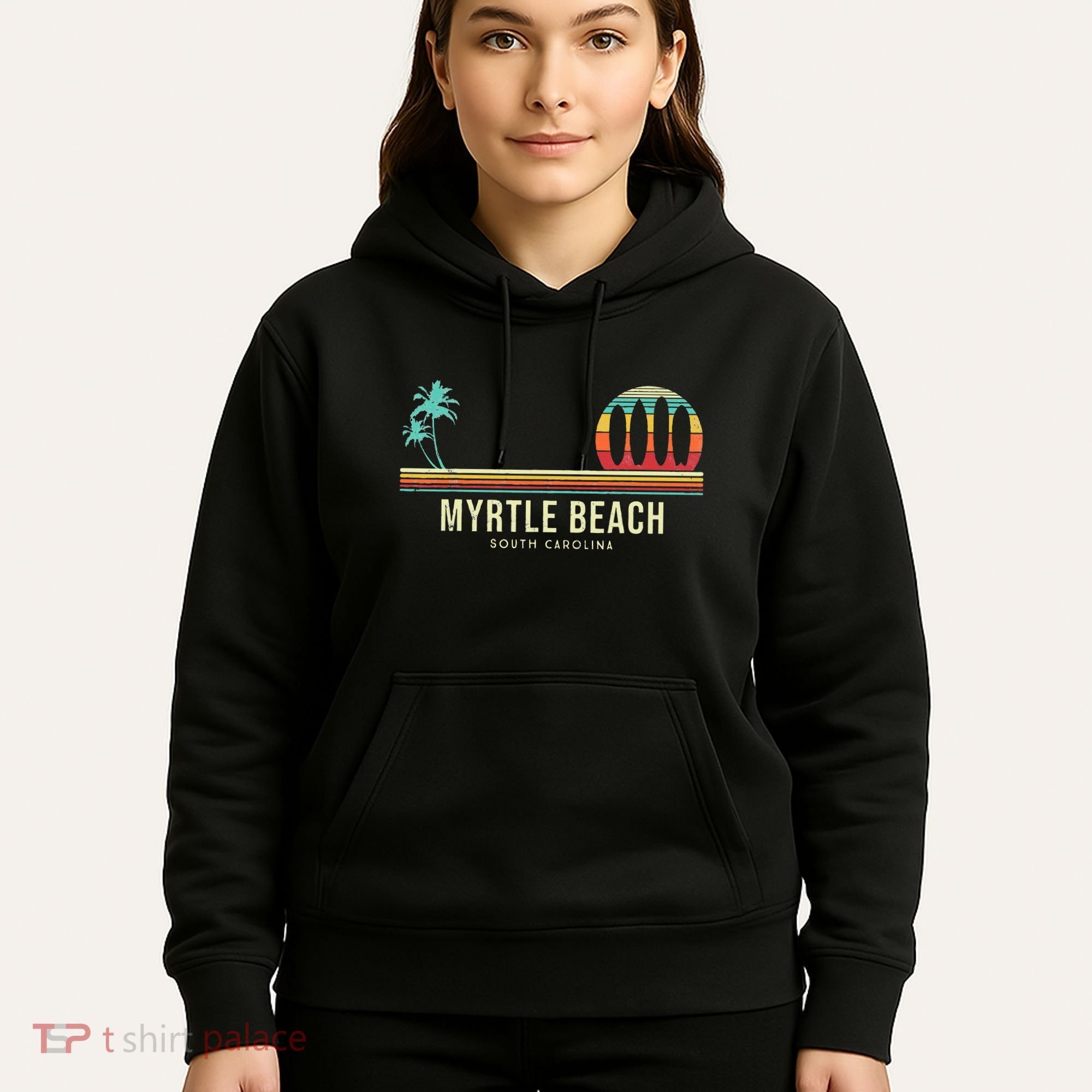 Myrtle Beach Summer Surf Hoodie