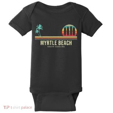 Myrtle Beach Summer Surf Baby Bodysuit