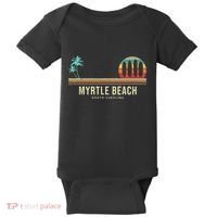 Myrtle Beach Summer Surf Baby Bodysuit thumb 0