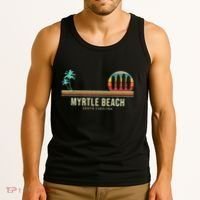 Myrtle Beach Summer Surf Tank Top thumb 3