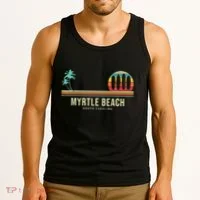 Myrtle Beach Summer Surf Tank Top thumb 3