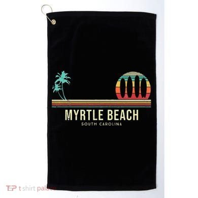Myrtle Beach Summer Surf Golf Towel
