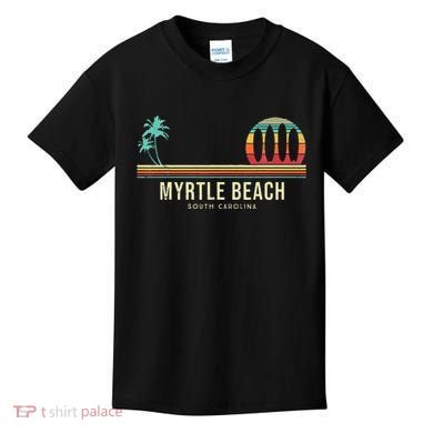 Myrtle Beach Summer Surf Kids T-Shirt