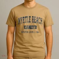 Myrtle Beach South Carolina Sc Vintage Athletic Sports T-Shirt thumb 3