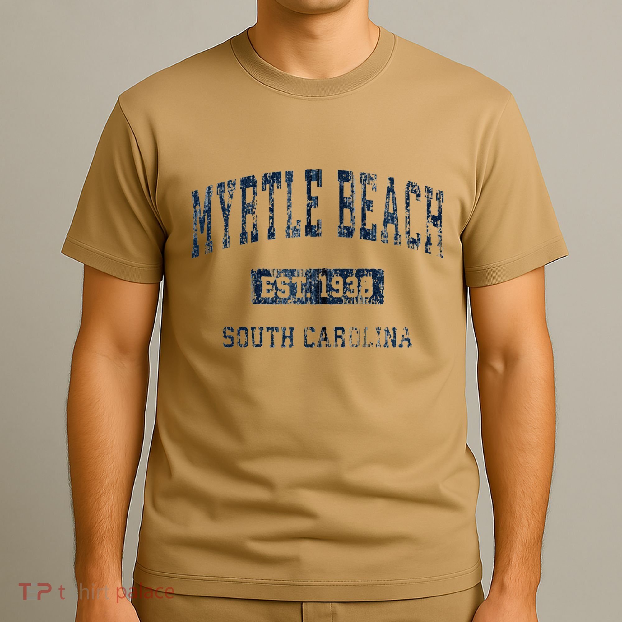Myrtle Beach South Carolina Sc Vintage Athletic Sports T-Shirt