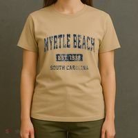 Myrtle Beach South Carolina Sc Vintage Athletic Sports T-Shirt thumb 4