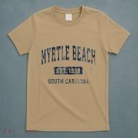 Myrtle Beach South Carolina Sc Vintage Athletic Sports T-Shirt thumb 5