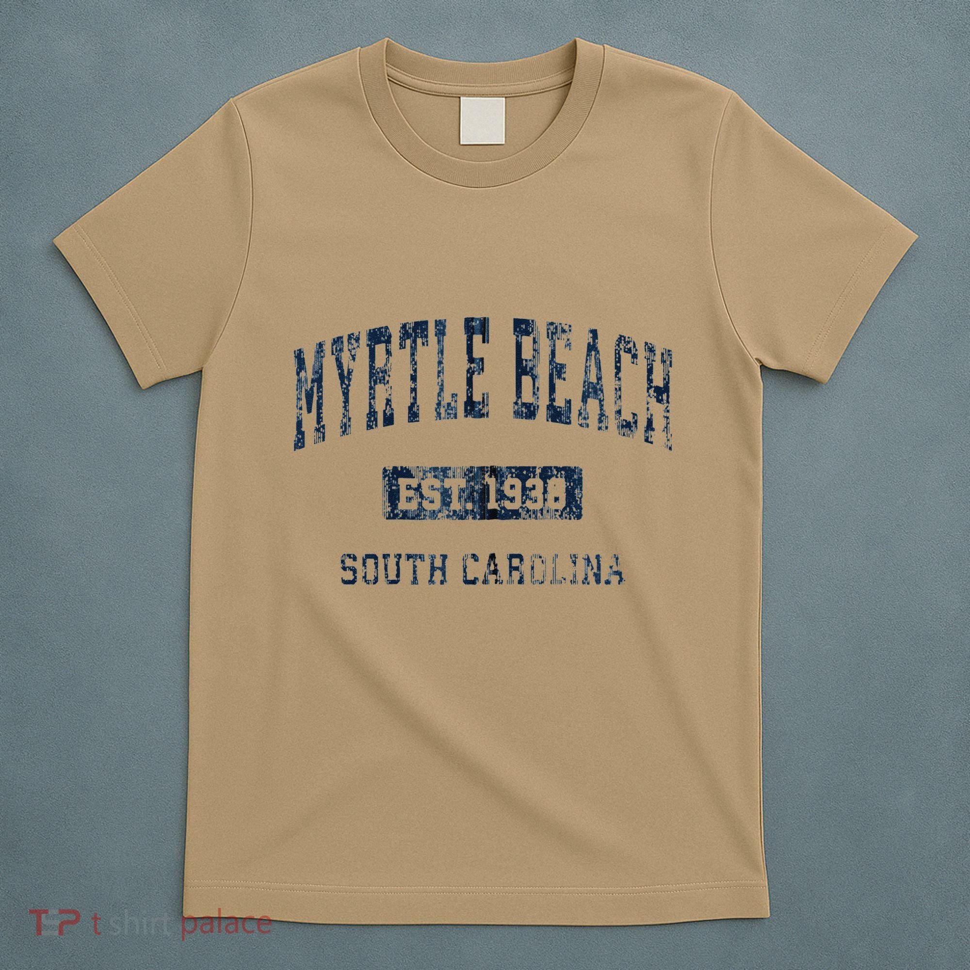 Myrtle Beach South Carolina Sc Vintage Athletic Sports T-Shirt